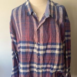 Tommy Bahama Mendocino Shirt, linen blend, long sleeve size XXL